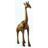 Žirafa-dřevořezba